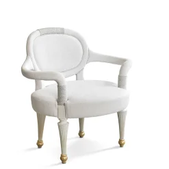 Sedia da salotto Charlie White