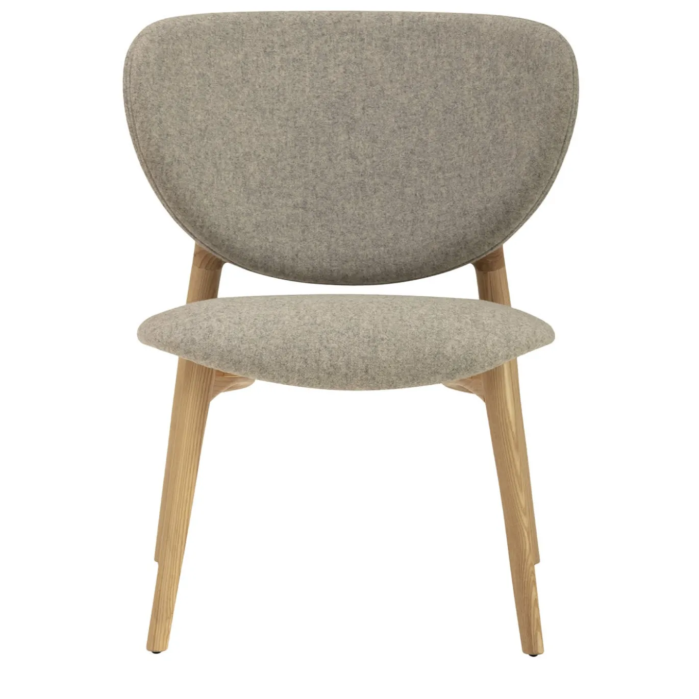 Sedia da salotto Fleuron 203 in frassino grigio e naturale di Constance Guisset