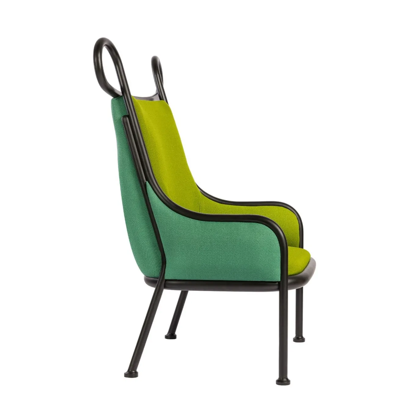 Sedia da salotto Mickey Green di India Mahdavi