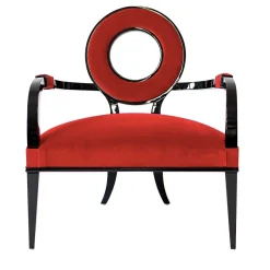 Sedia da salotto Selene Red di G. Ventura