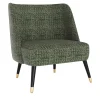 Sedia da salotto verde Amalfi