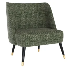 Sedia da salotto verde Amalfi