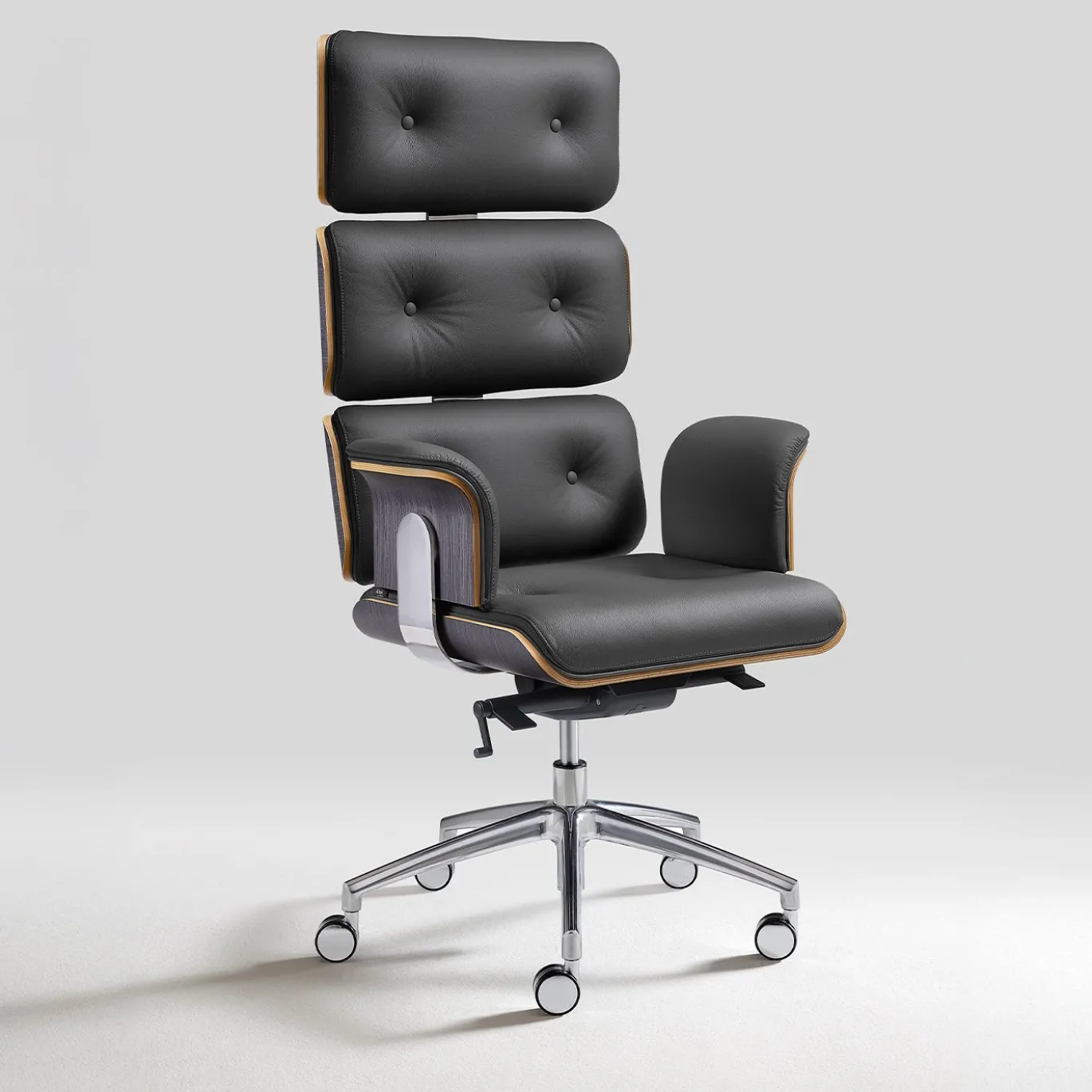 Sedia da ufficio girevole Armadillo/1 grigio scuro
