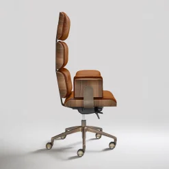 Sedia da ufficio girevole Armadillo/1 terracotta