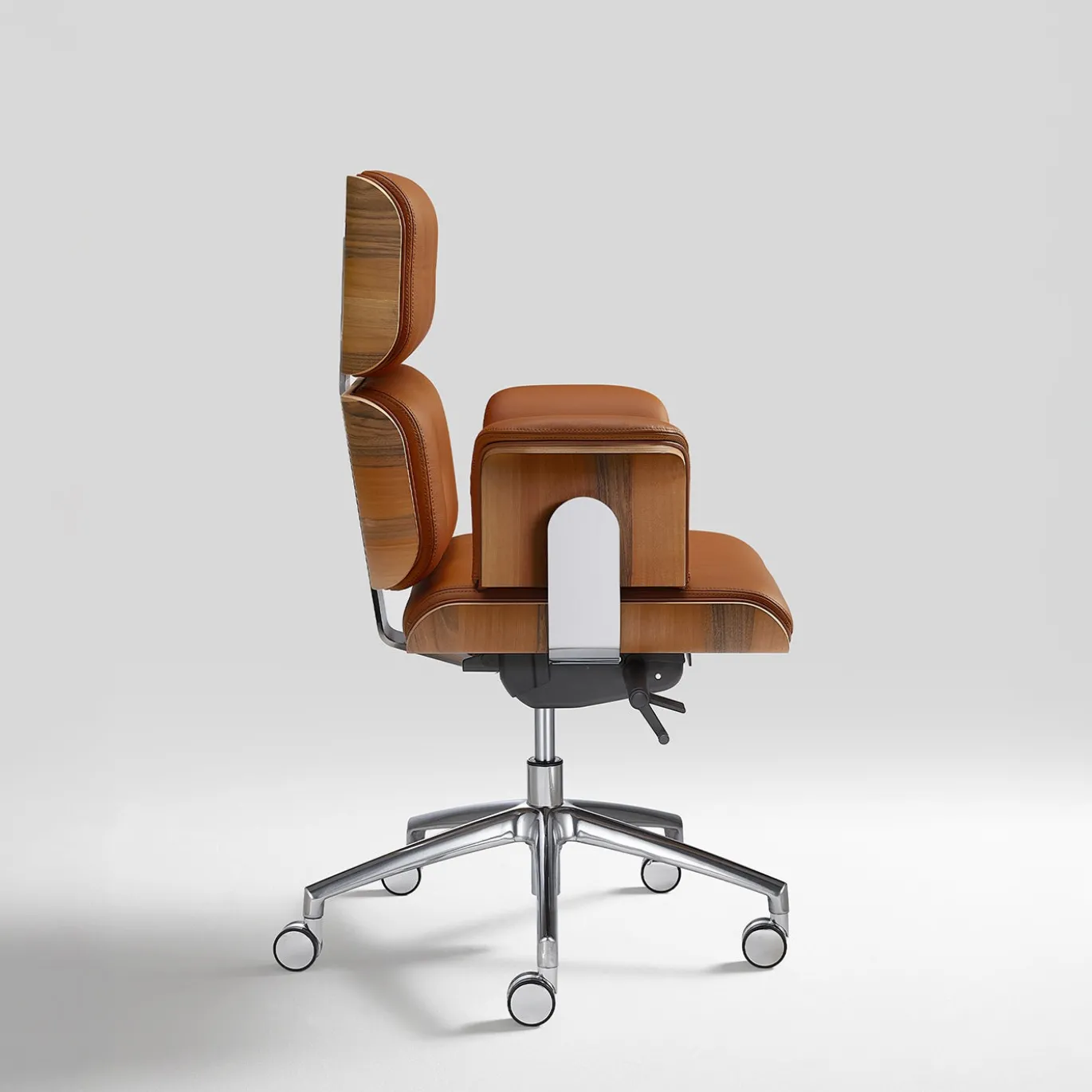 Sedia da ufficio girevole Armadillo/2 terracotta