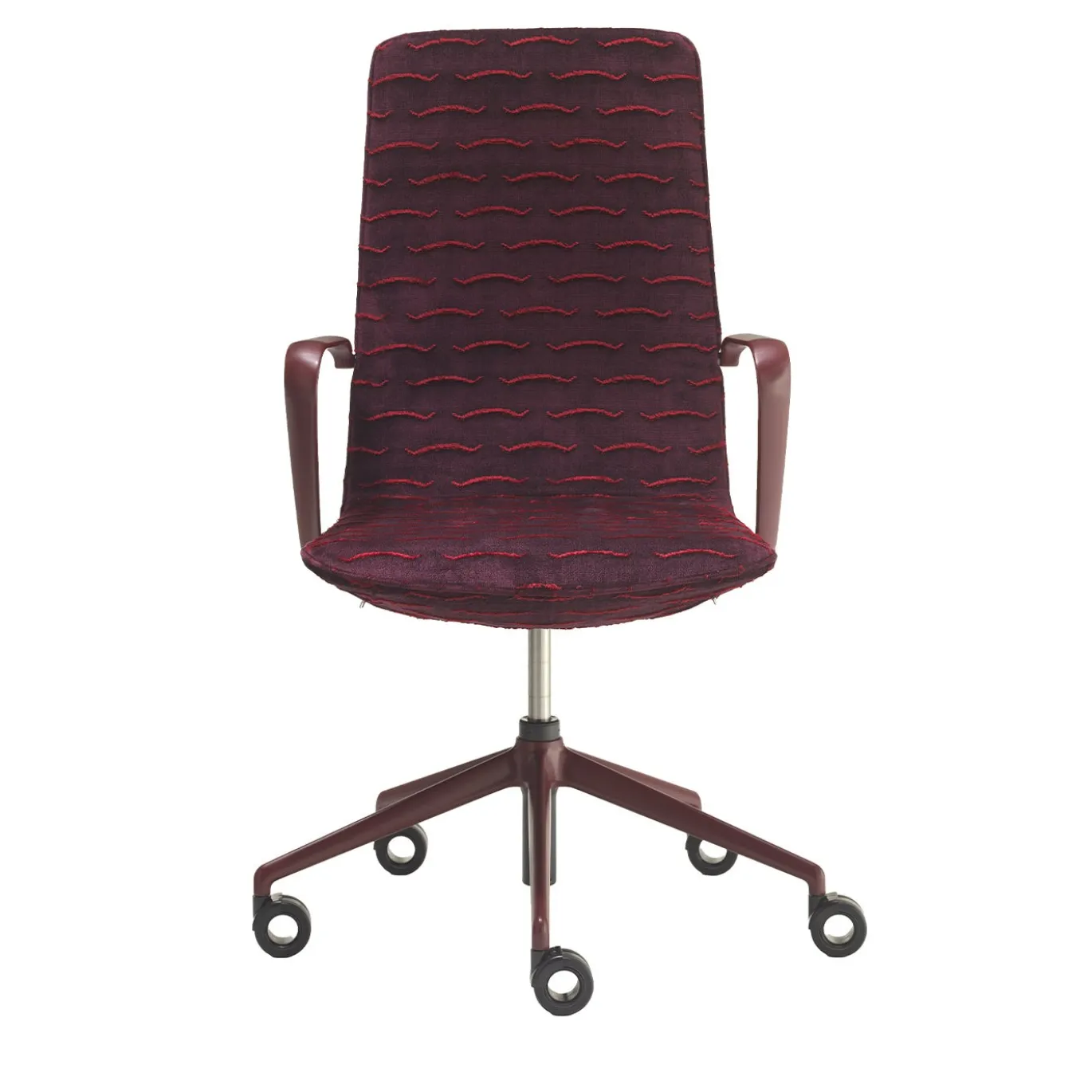 Sedia da ufficio L-Air imbottita rossa