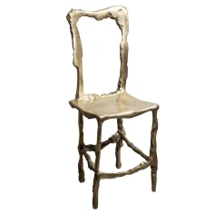 Sedia decorativa Scultura in ottone fuso