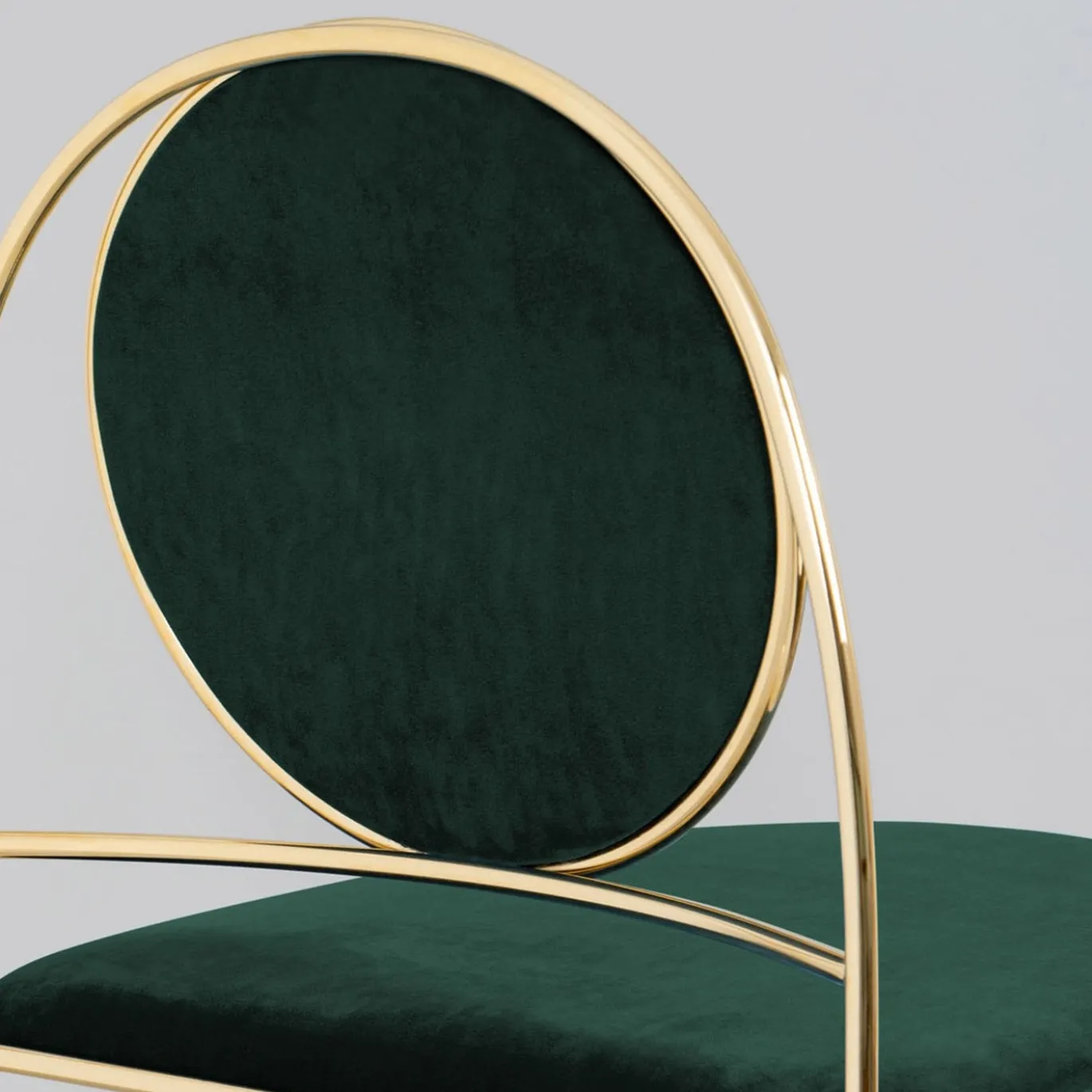 Sedia Ducale BZ Oro e Verde