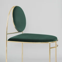 Sedia Ducale BZ Oro e Verde