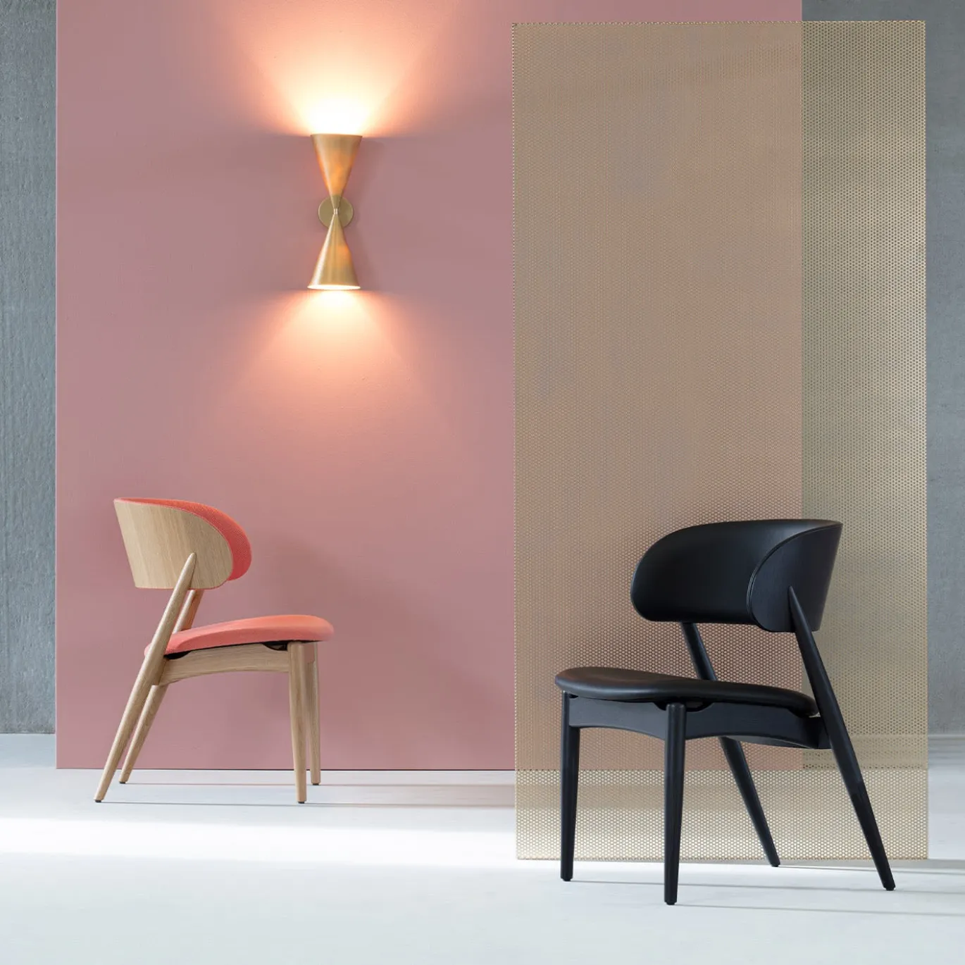 Sedia Duna Pink di Balutto Associati