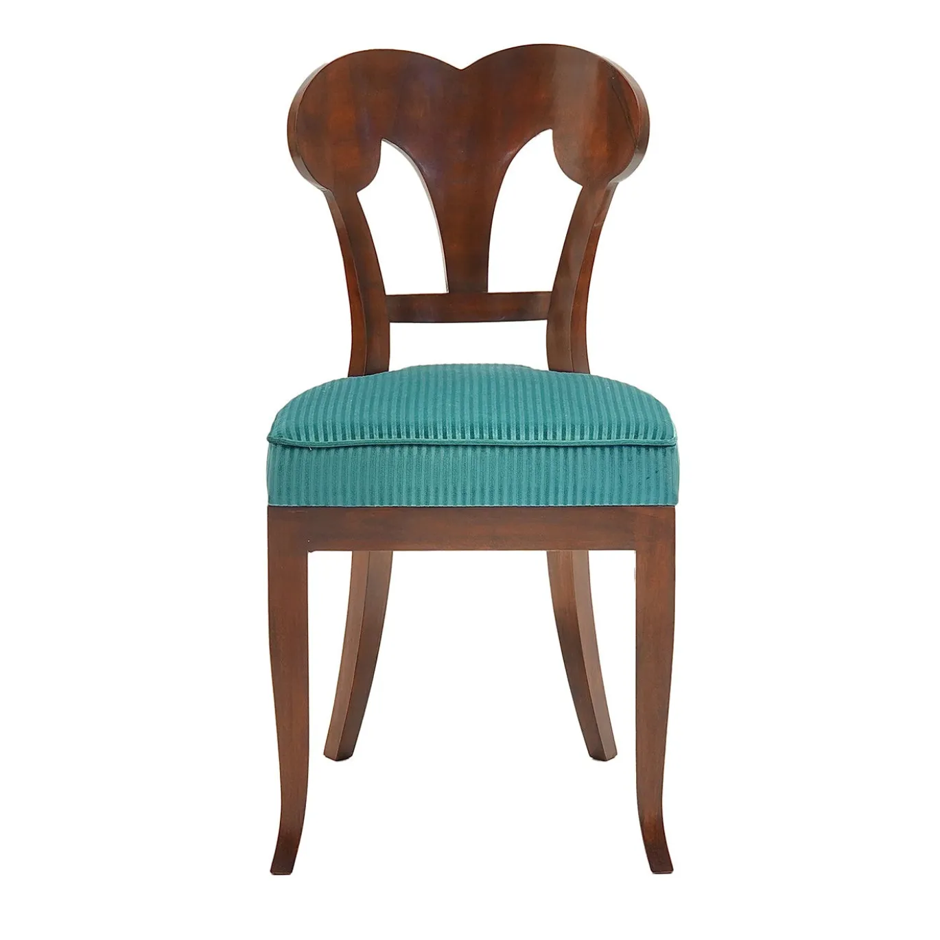 Sedia Eclectica Wilhelmine-Henriette con finitura noce