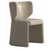 Sedia Emilia in pelle beige