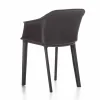 Sedia Eva in Pelle Marrone