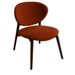 Sedia Fleuron 203 in frassino laccato marrone di Constance Guisset