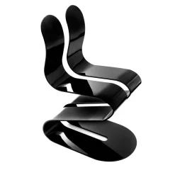 Sedia Fluid Ribbon Black di Michael D'Amato