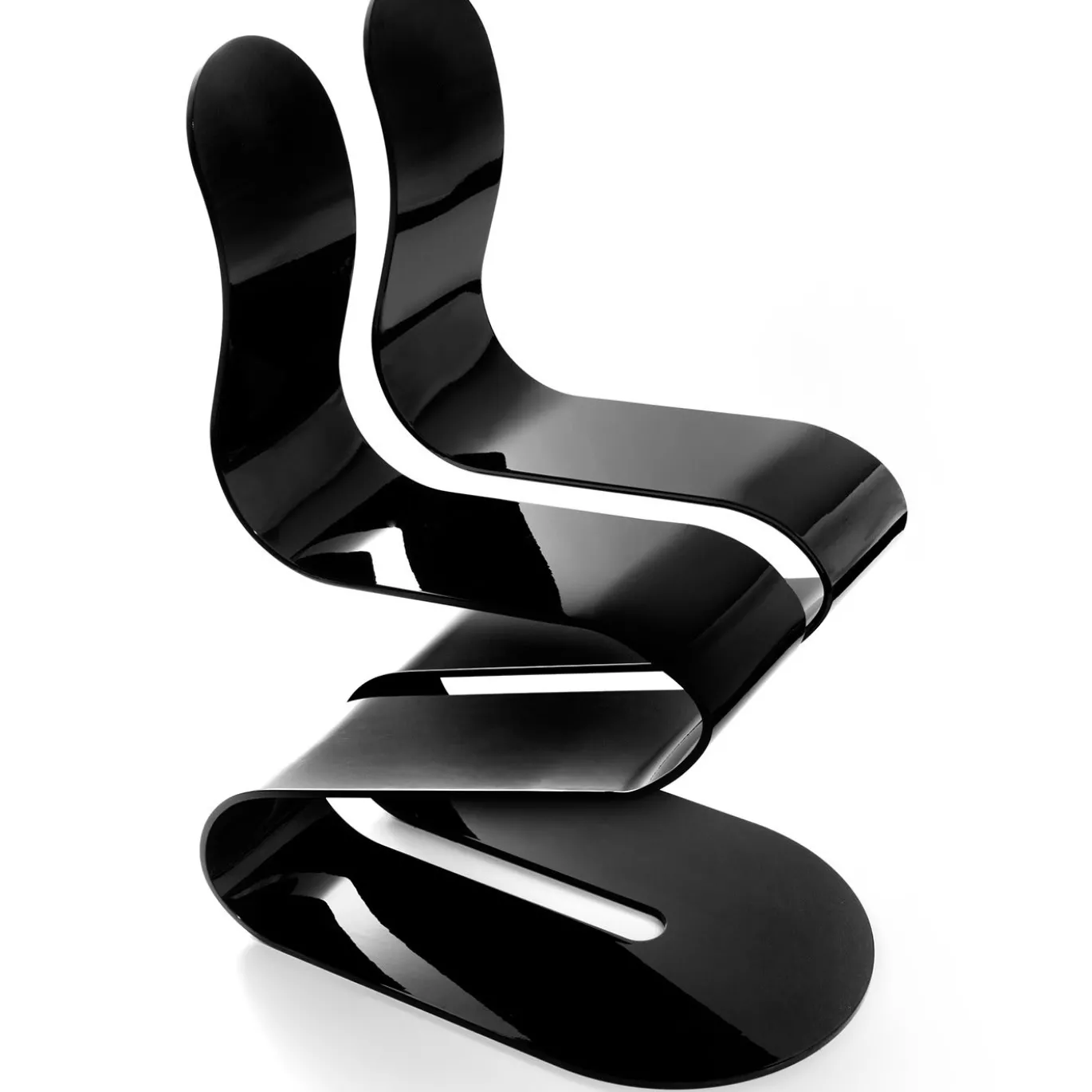 Sedia Fluid Ribbon Black di Michael D'Amato