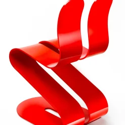 Sedia Fluid Ribbon Red di Michael D'Amato