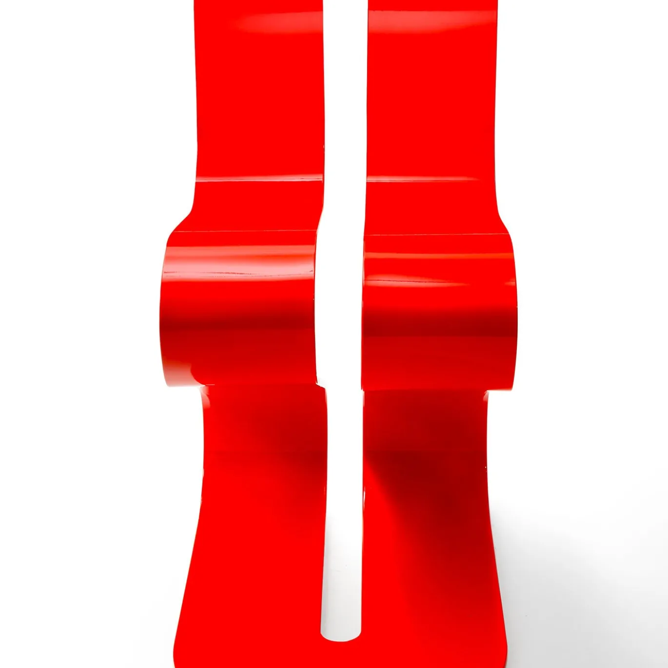 Sedia Fluid Ribbon Red di Michael D'Amato