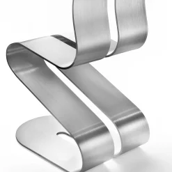 Sedia Fluid Ribbon Silver di Michael D'Amato