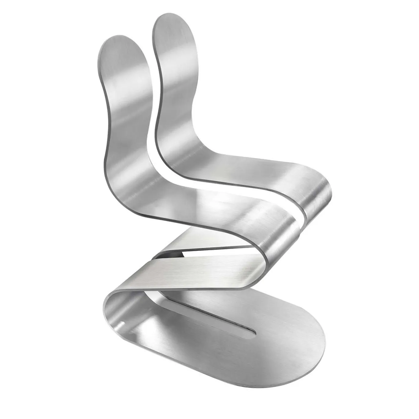 Sedia Fluid Ribbon Silver di Michael D'Amato