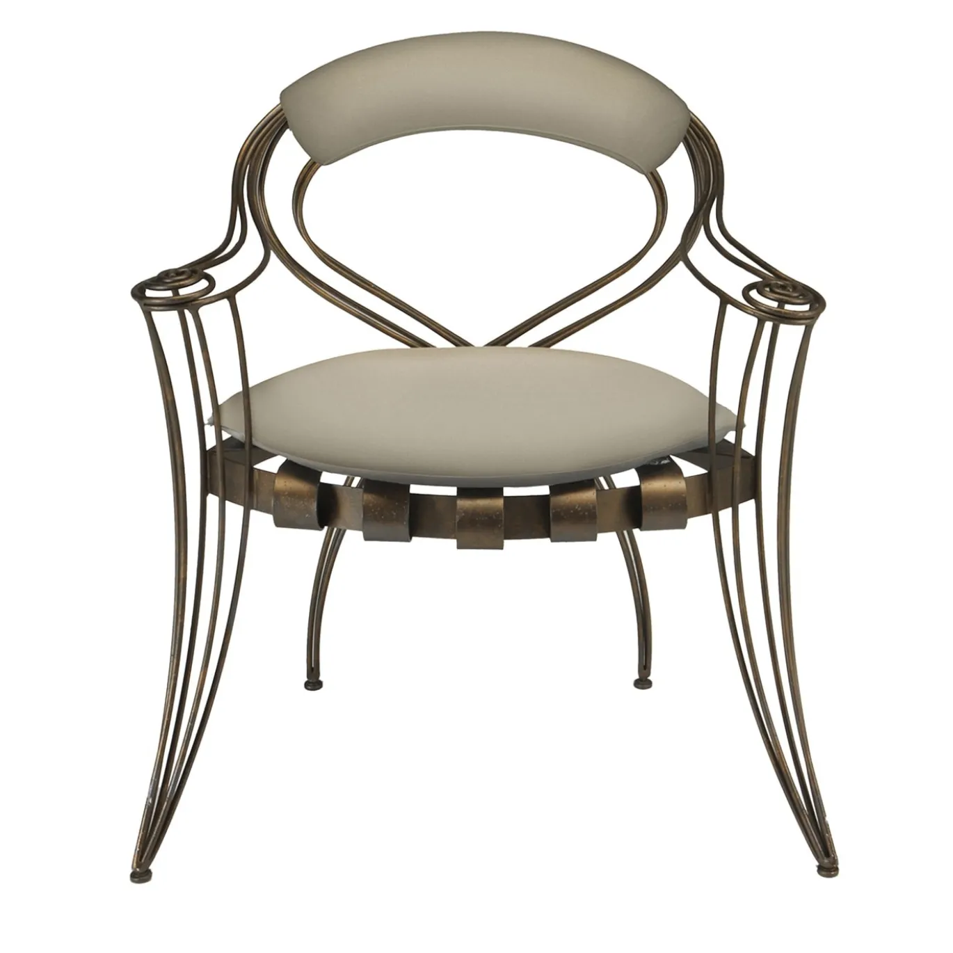 Sedia Garden Bronze di Carlo Rampazzi
