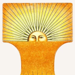 Sedia gialla Sole
