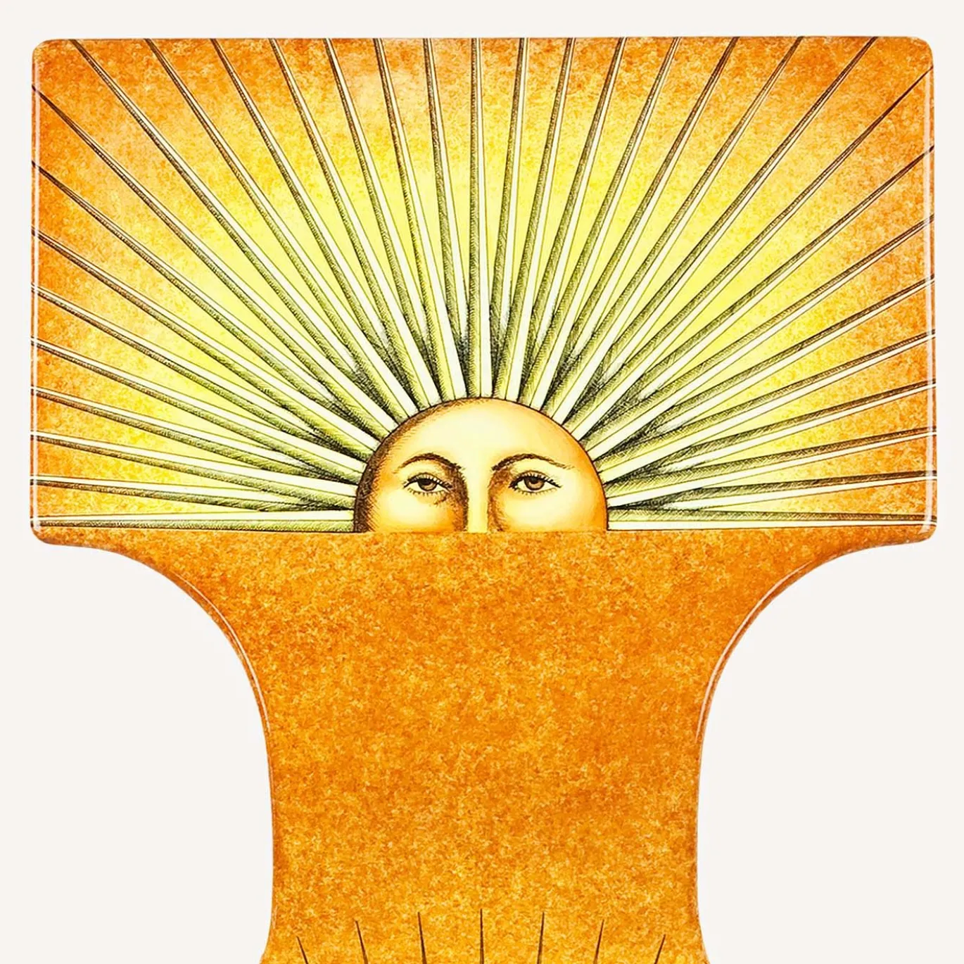 Sedia gialla Sole