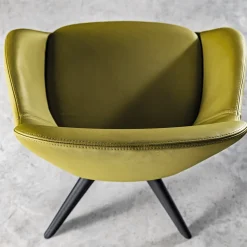 Sedia girevole Elba verde