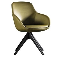 Sedia girevole Elba verde