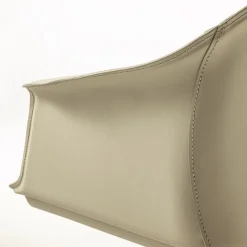 Sedia girevole in pelle Eva