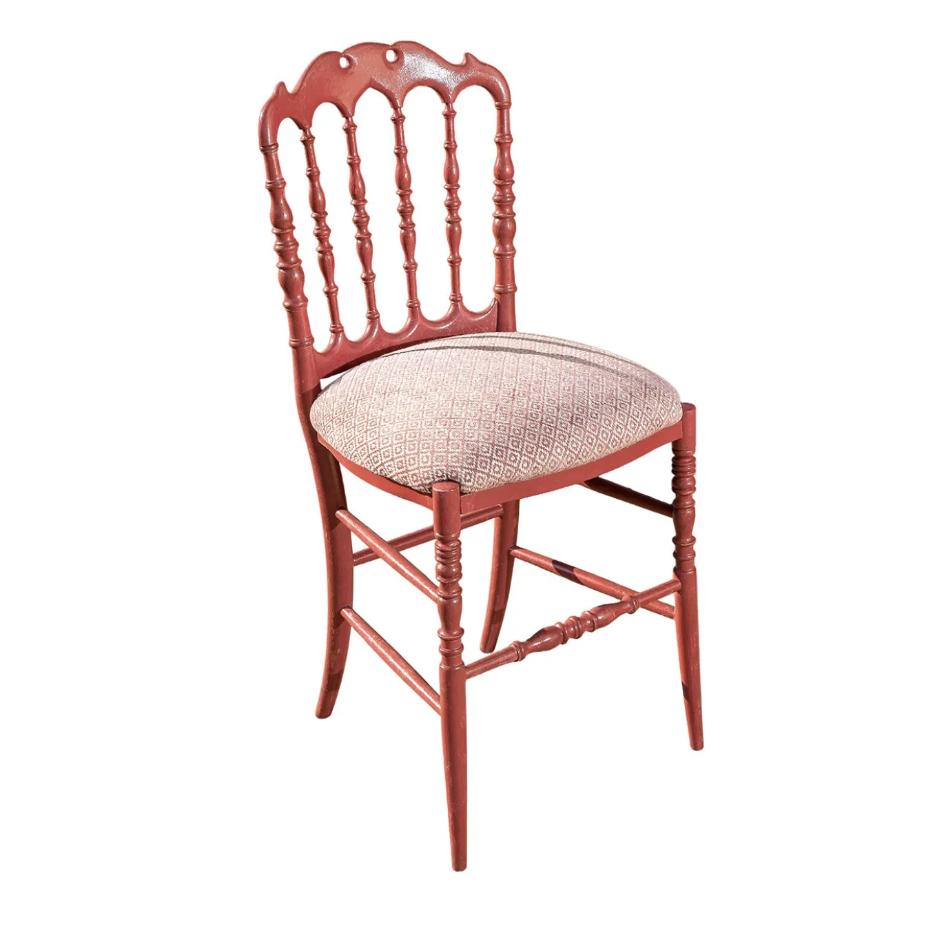 Sedia Imbottita Antoinette in Rosso Antico