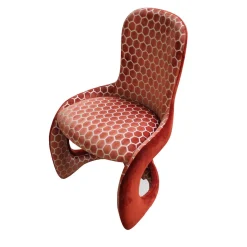Sedia imbottita Venere Red