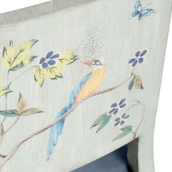 Sedia Indaco Azzurro con fogliame