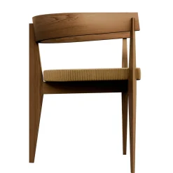 Sedia in Legno di Frassino Ronson con Schienale Curvo