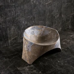 Sedia in marmo Kairo di Karim Rashid