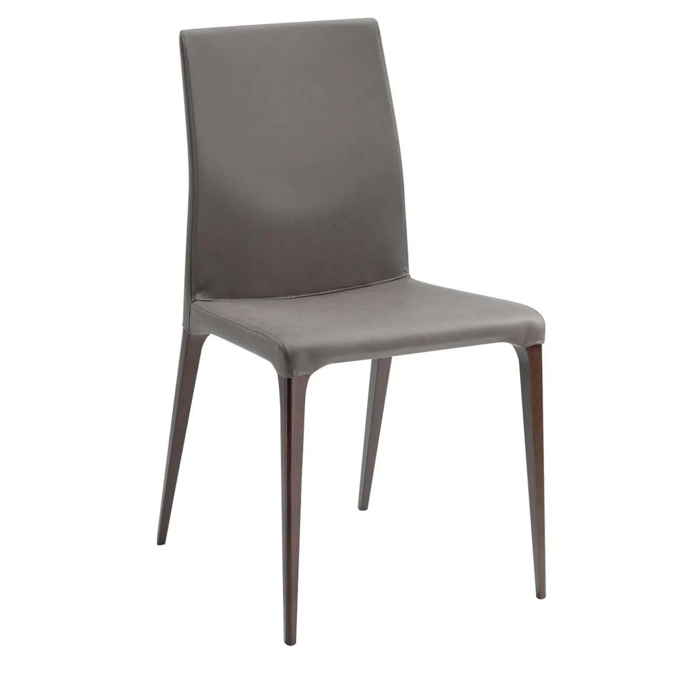 Sedia in pelle Marostica Clay