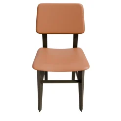 Sedia in pelle Savina