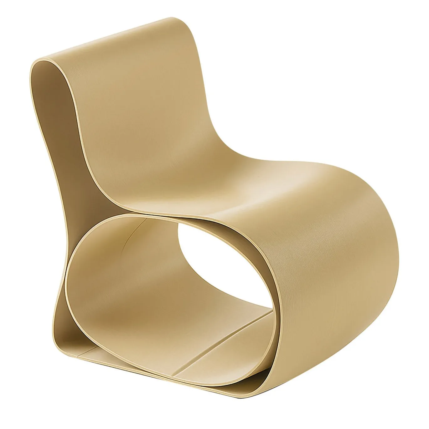 Sedia Interno/Esterno Oro Doppia Curvatura