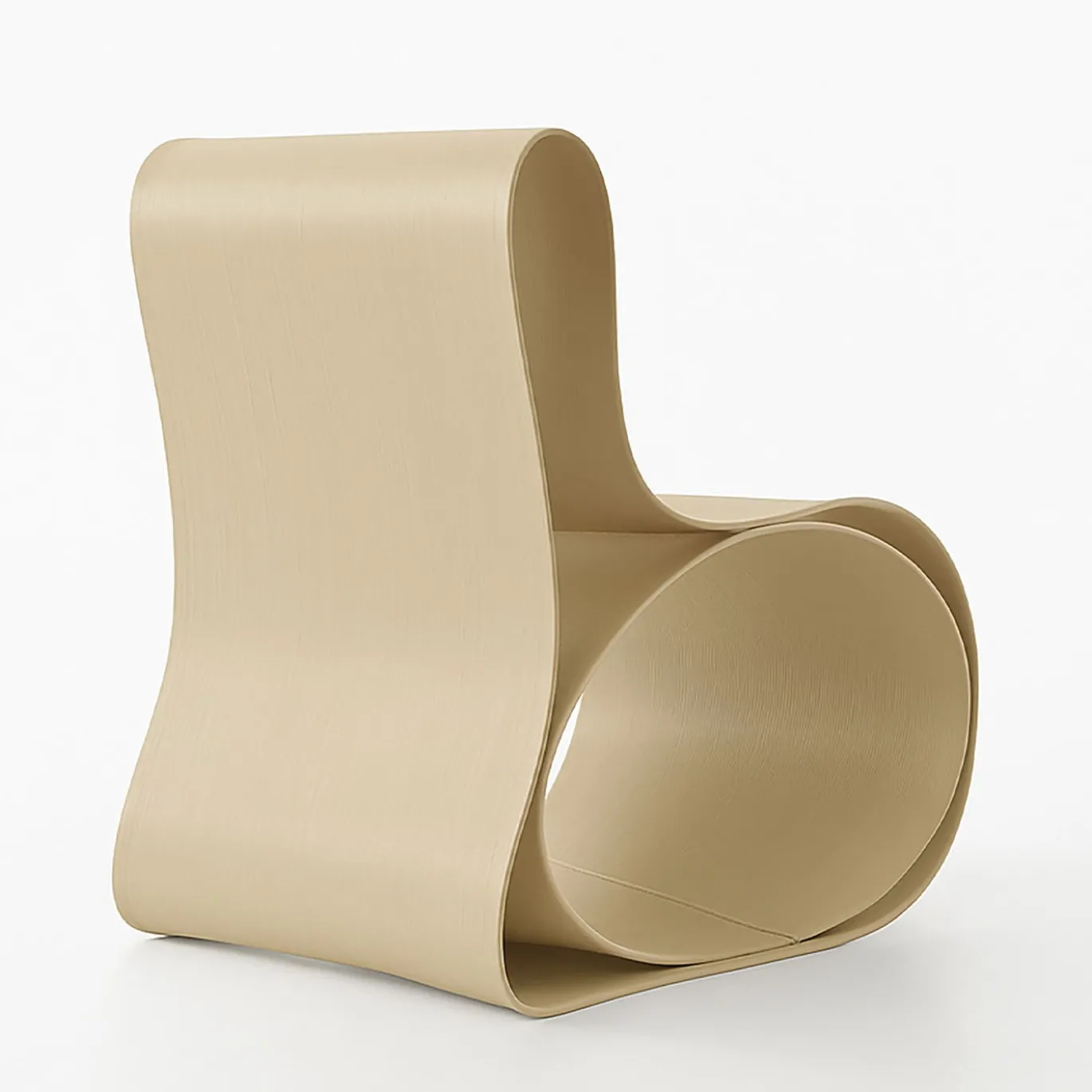 Sedia Interno/Esterno Oro Doppia Curvatura