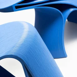 Sedia Kora Azzurra Stampata in 3D