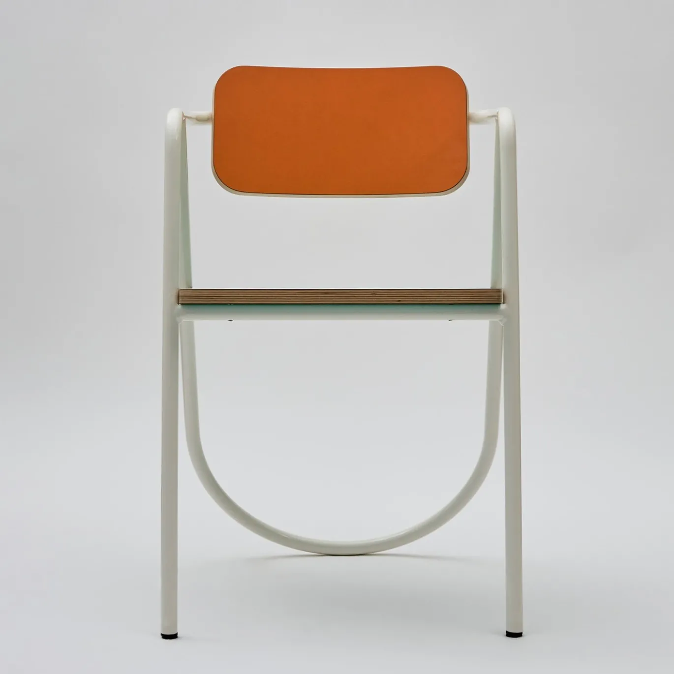 Sedia La Misciù Bianco/Teal/Arancio