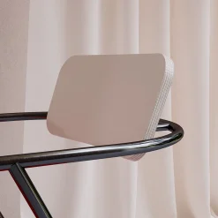 Sedia La Misciù rosso/legno chiaro/rosso