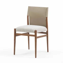 Sedia Ledermann in Pelle Beige