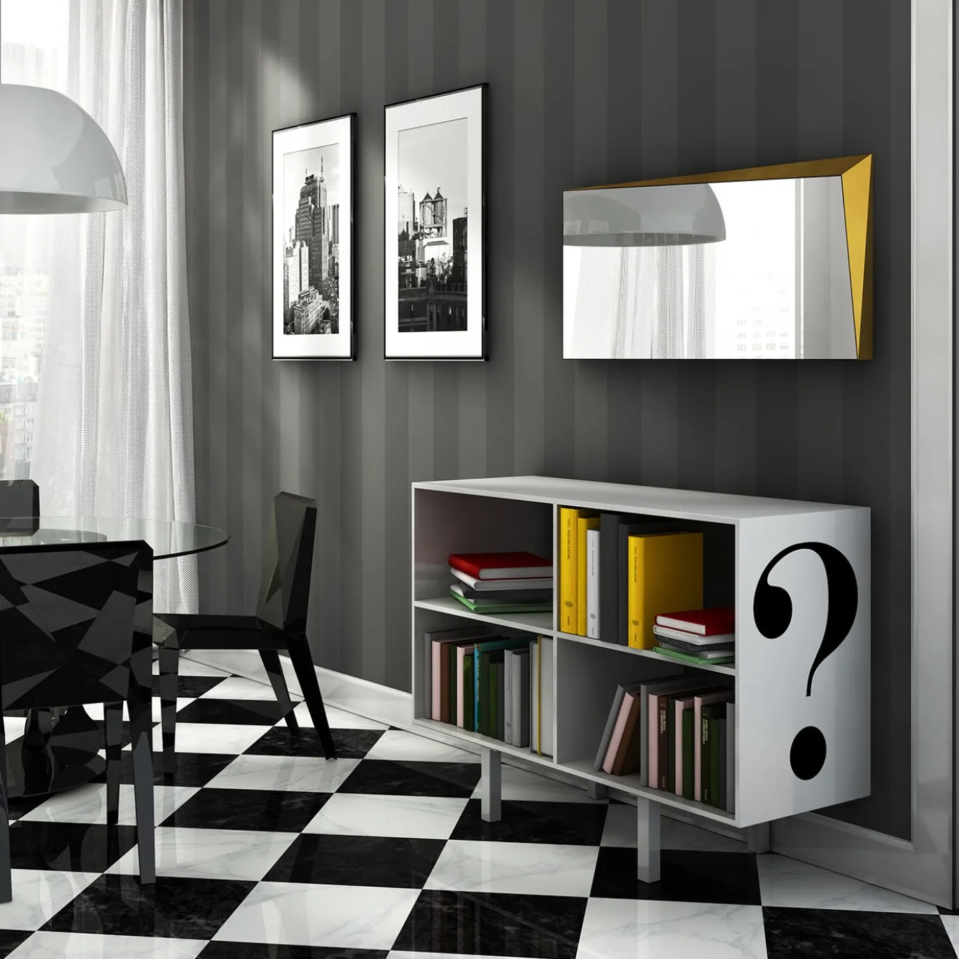 Sedia Lingotto Black di Garilab di Piter Perbellini