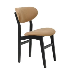 Sedia Little Inga nera e beige