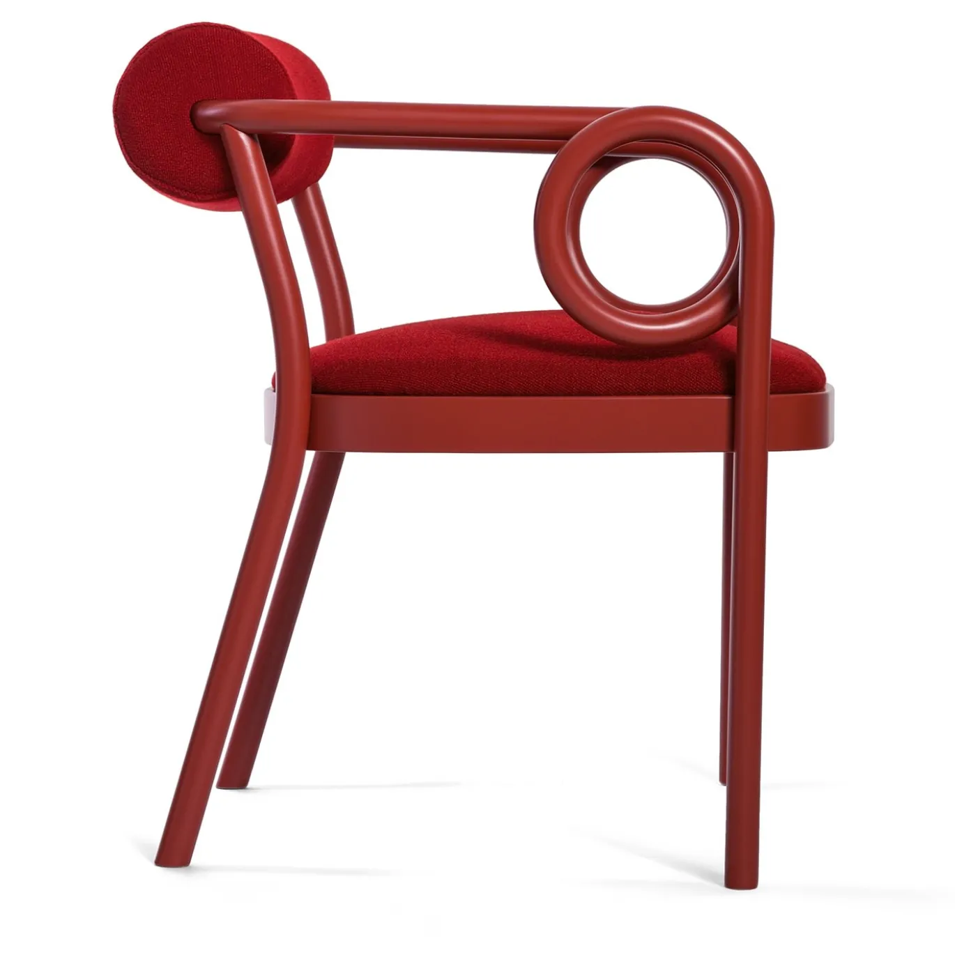 Sedia Loop Red di India Mahdavi
