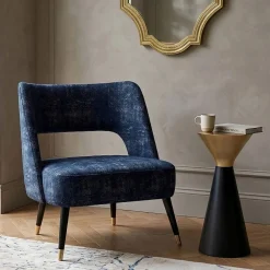Sedia Lounge Capri blu