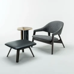 Sedia Lounge Egle ED/50 069 in Frassino Grigio