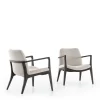 Sedia Lounge Ellen in Frassino Moka
