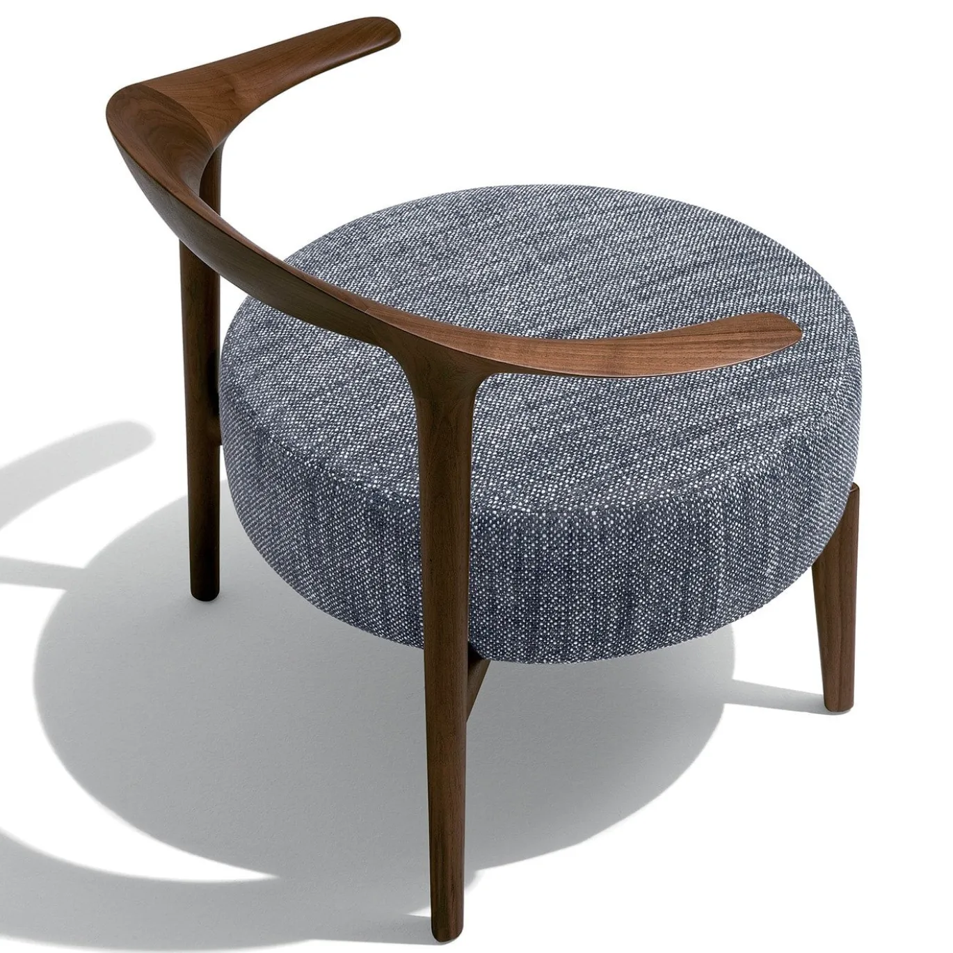 Sedia lounge Ripple Gray